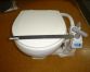 Jabsco Compact Manual Toilet with Twist n Lock Handle