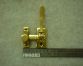 French door fast, Brass, Polished