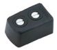HA0263 , Pair of H.D. End Stops for Small Boat Low Profile Track