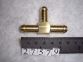 3/8 in. HOSE TEE Brass